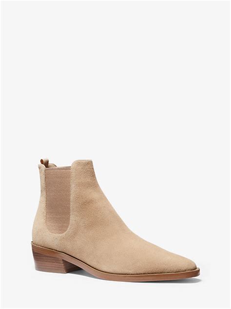 michael kors lottie chelsea boot|Lottie Suede Ankle Boot .